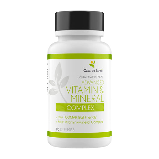 casa de sante - Low FODMAP Certified Multivitamin - Advanced Vitamin & Mineral Complex 90 Gummies