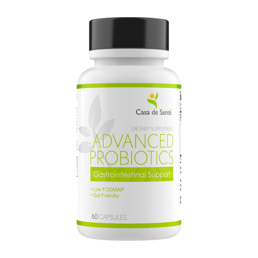 casa de sante -Low FODMAP Advanced Probiotics for IBS & SIBO| Gut Friendly, Vegan, non-GMO| Gluten/Dairy/Soy Free