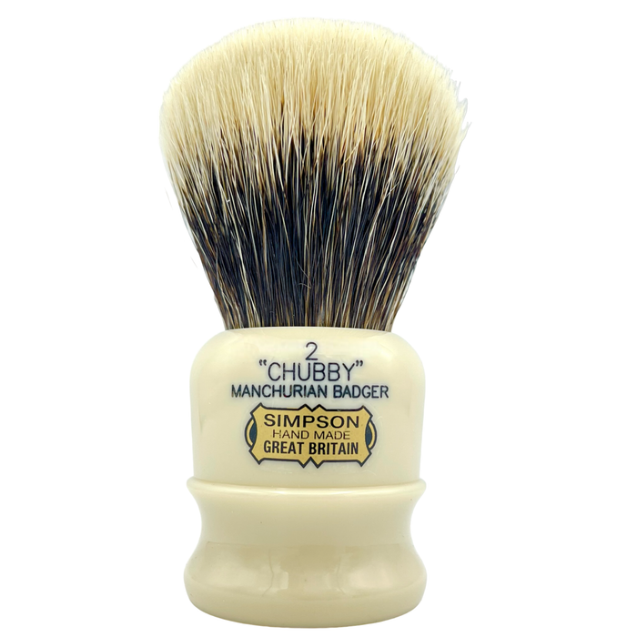 Simpsons Le Chubby 2 Faux Ivory Manchurian Badger