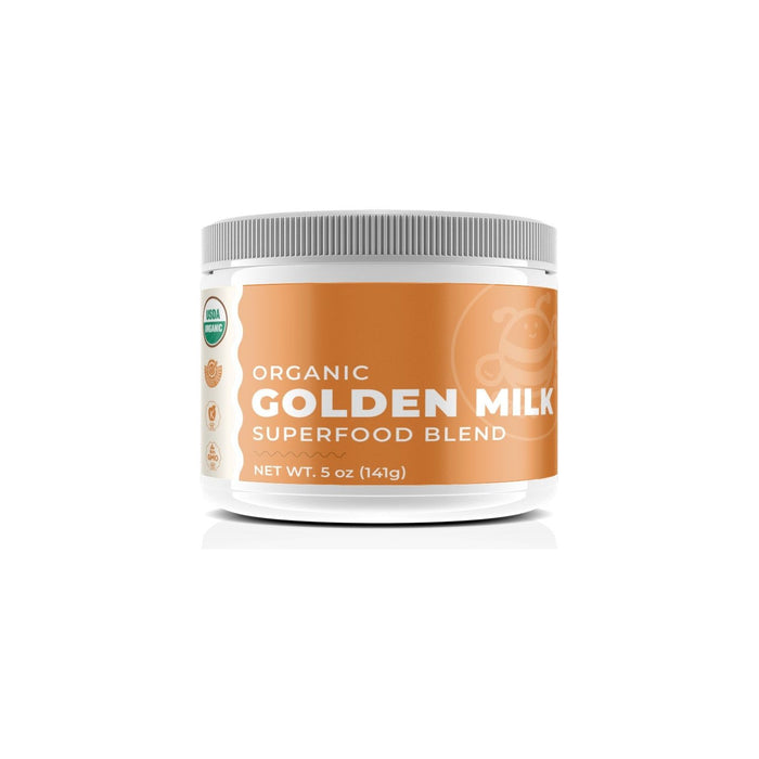 Brighteon Store - Organic Golden Milk  Superfood Blend  5 Oz (141 G)