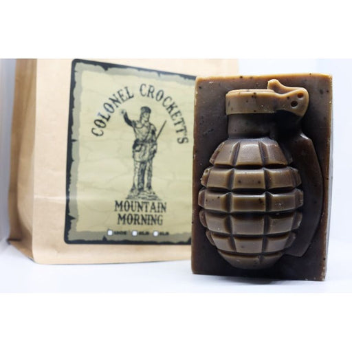 kbarsoapco - Reveille Coffee Scent Grenade Soap 7.62oz