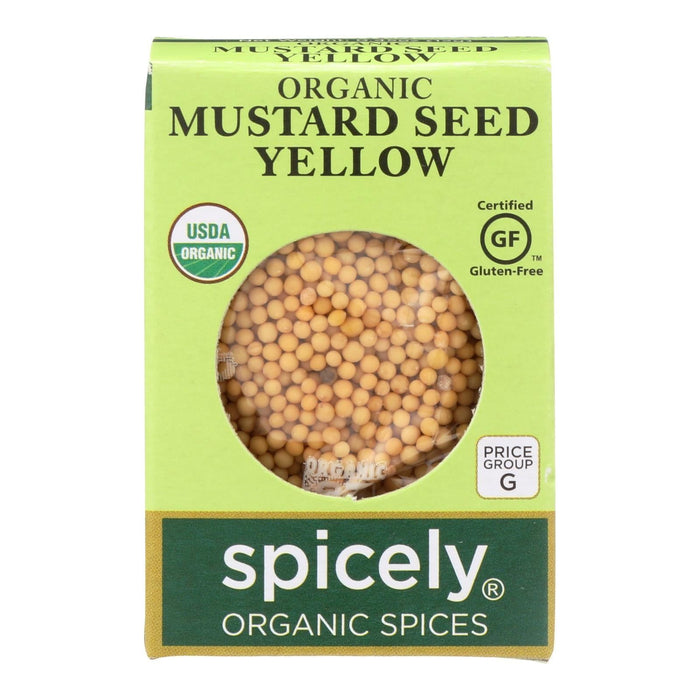 Cozy Farm - Spicely Organics Organic Yellow Mustard Seeds - 0.45 Oz.