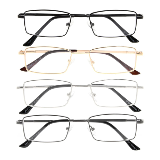 Eyekeeper  - 4 Pack Bendable Memory Metal Bridge Reading Glasses R1709