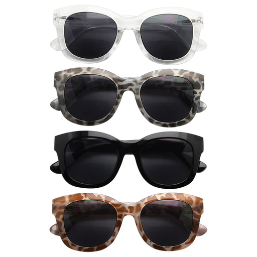 Eyekeeper  - 4 Pack Bifocal Sunglasses Bifocal Sunnies Readers SBR1555