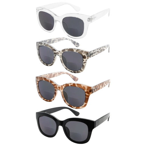 Eyekeeper  - 4 Pack Bifocal Sunglasses Bifocal Sunnies Readers SBR1555
