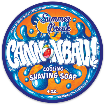 Summer Break Soaps Cannonball! Shaving Soap 4oz