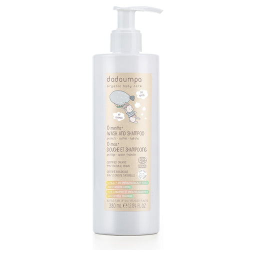 GFL Cosmetics USA - Dadaumpa Wash and Shampoo 0 months+ Organic Certified 12.84oz. 