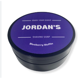 Jordan's Blueberry Muffin Shaving Soap 100g