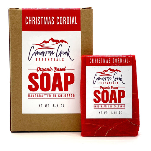 Cimarron Creek Essentials - Christmas Cordial Organic Bar Soap 5.4oz