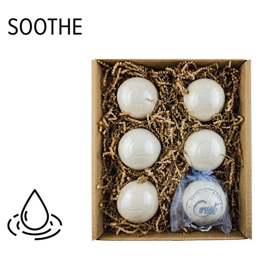 Cosset Bath And Body - Cleopatra Therapy Bomb 6-Pack (Soothing Oatmeal, Milk & Honey Bath Bombs)