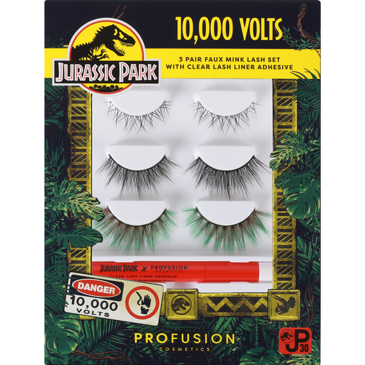 Profusion Cosmetics - Jurassic Park | 10,000 Volts Faux Mink Lash Set - 1oz