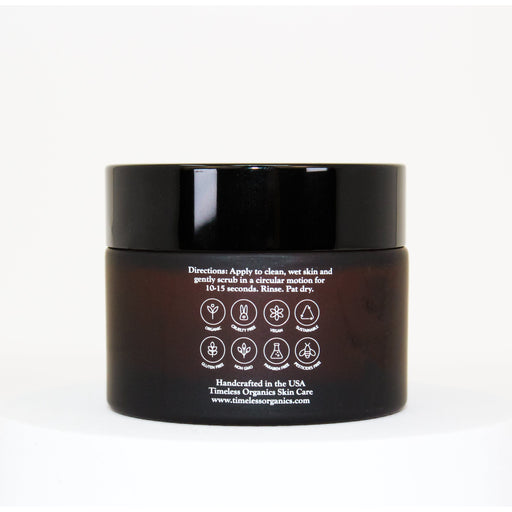 Timeless Organics Skin Care - Exfoliating Creme Cleanser - Brightening + Toning - 1.7 fl oz.