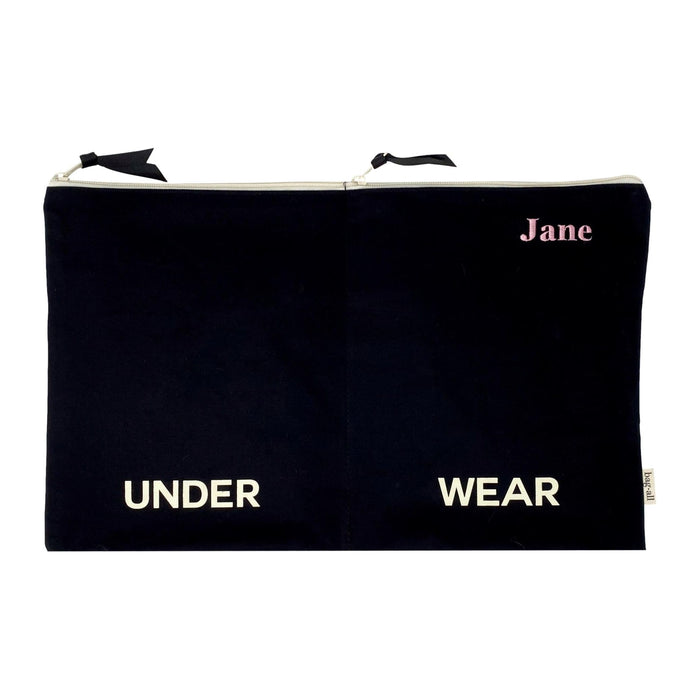 Bag-All - Double Lingerie Packing Pouch, Black
