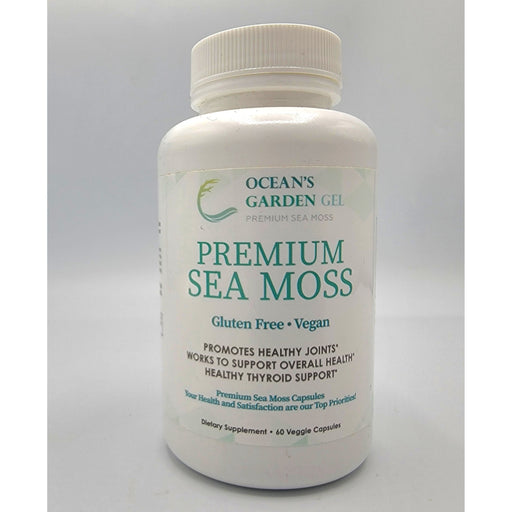 Ocean's Garden Gel - Premium Sea Moss Capsules (case) 1.5oz