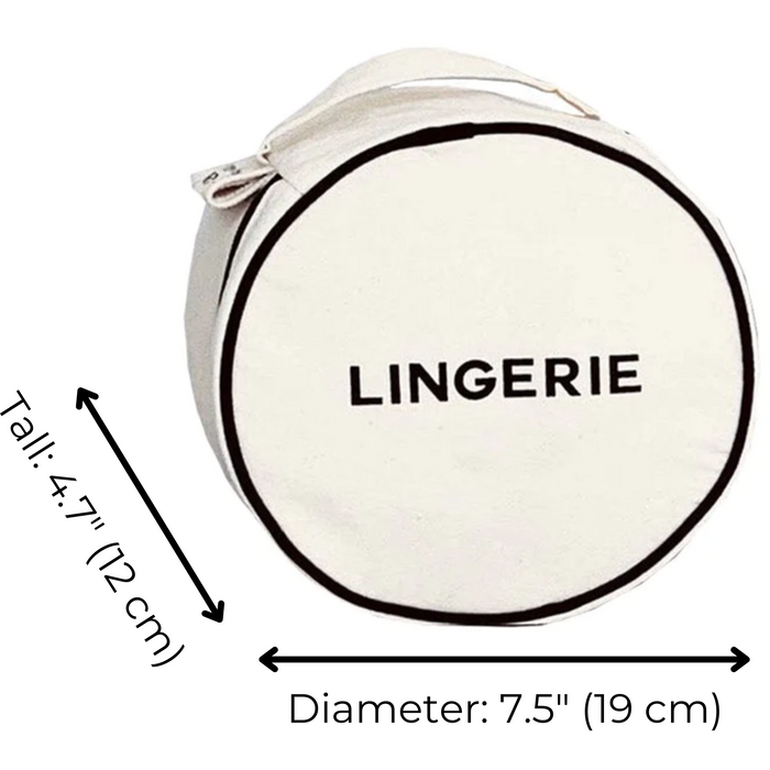 Bag-All - Round Lingerie Case, Cream