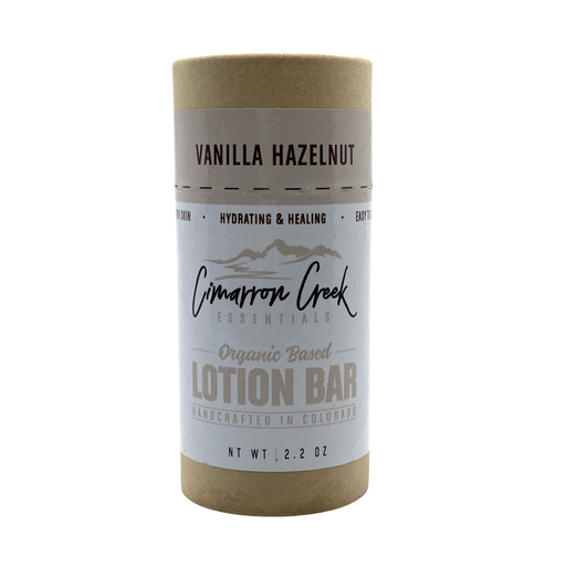 Cimarron Creek Essentials - Vanilla Hazelnut Organic Lotion Bar 2oz