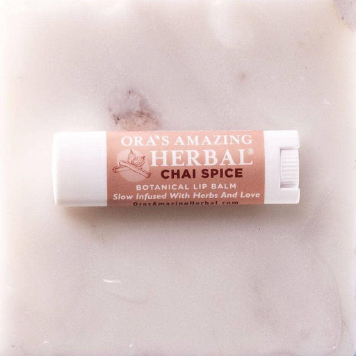 Ora's Amazing Herbal Natural Lip Balm, Herbal Infused, Chai Spice 0.14oz