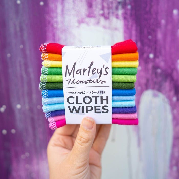 Marley'S Monsters - Cloth Wipes: Color Mixes