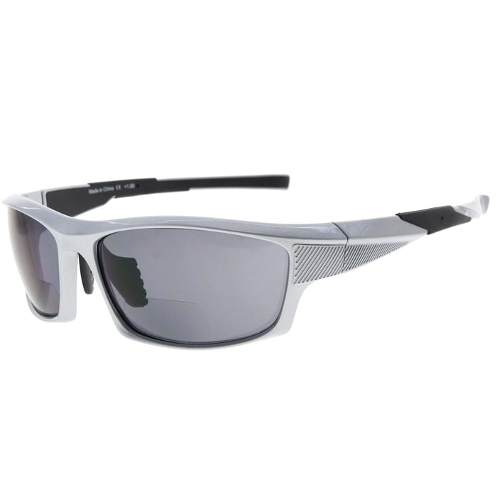 Eyekeeper.Com - Tr90 Full Rim Bifocal Sunglasses Rectangle Readers Sg904