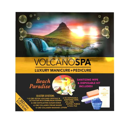 LA PALM Volcano Spa 10 Steps - Beach Paradise Hemp Extract Plus Single - 1.4 oz