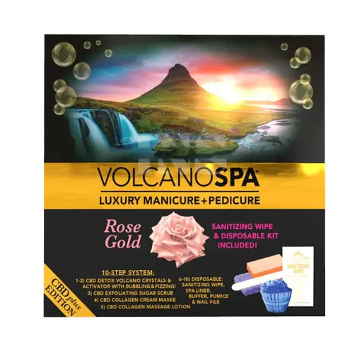 LA PALM Volcano Spa 10 Steps - Rose Gold Hemp Extract Plus Single