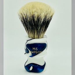 Simpson LE M6 Manchurian Badger Sapphire Candy Shaving Brush