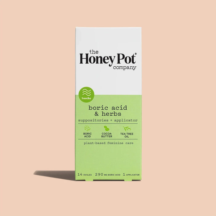 Cozy Farm - The Honey Pot | Boric/Herb Suppositories | 14 Pack