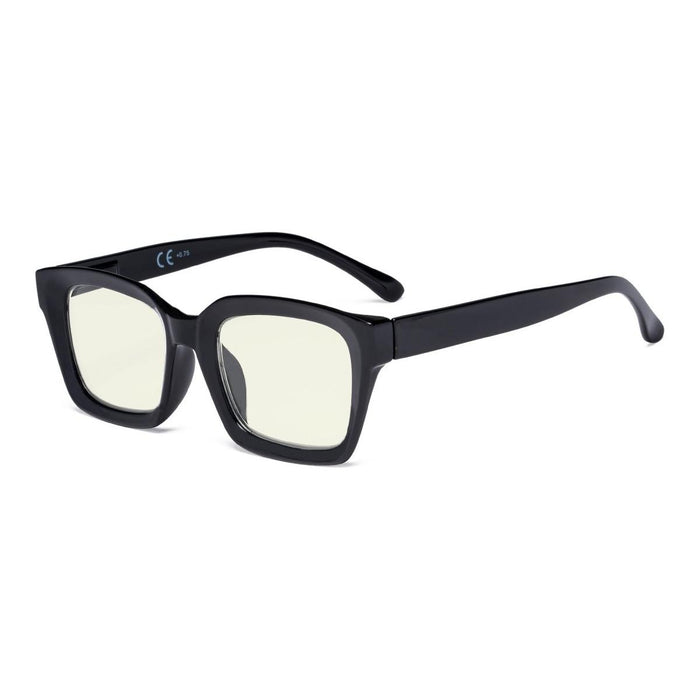 Eyekeeper.Com - Thicker Frame Blue Light Filter Reading Glasses Uvr9106