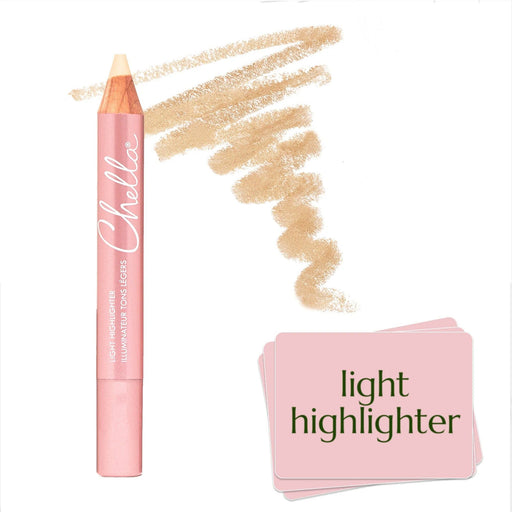 Chella highlighter pencil Brow & Eye White Smoke Light