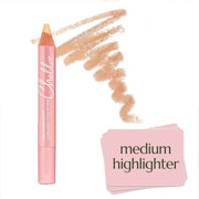 Chella highlighter pencil Brow & Eye White Smoke Medium