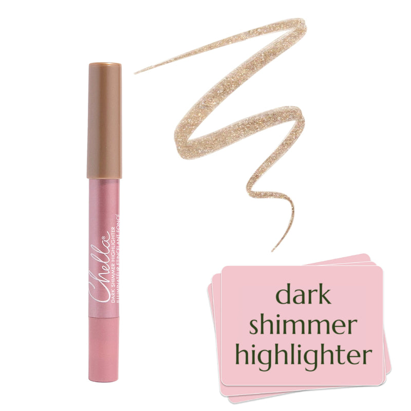 Chella shimmer highlighter Brow & Eye White Smoke Light Shimmer,Dark Shimmer
