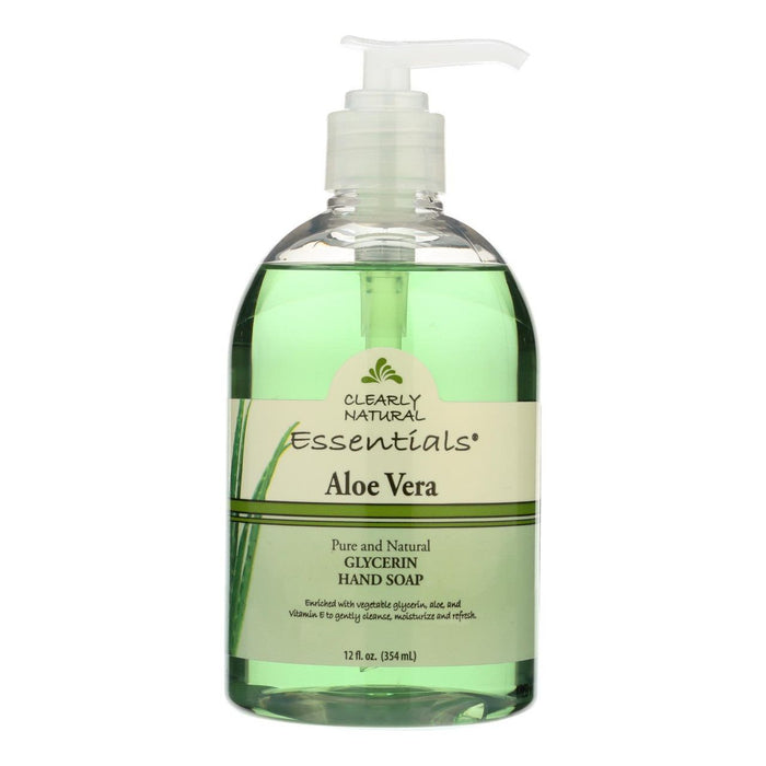 Clearly Natural Aloe Vera Glycerin Hand Soap 12 oz
