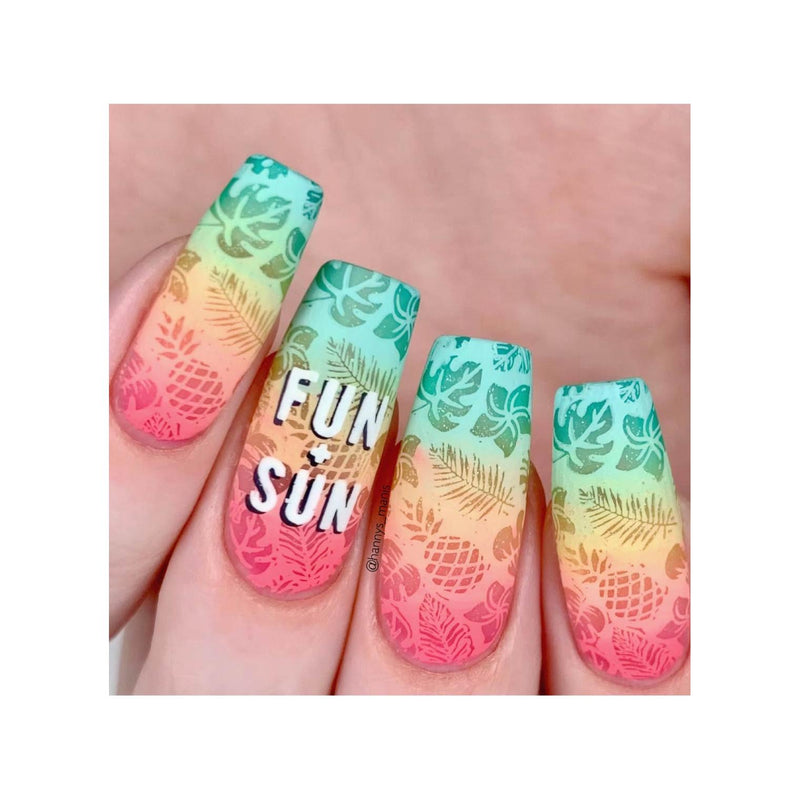UberChic Beauty Seas The Day Stamping Plate