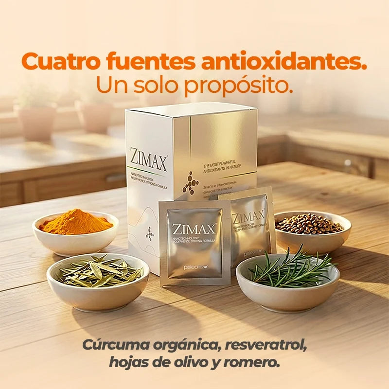 Paleolife Zimax® Sobres ZIMAX ANTIOXIDANTE EN SOBRES Peach Puff 1 Pack,3 Pack,6 Pack