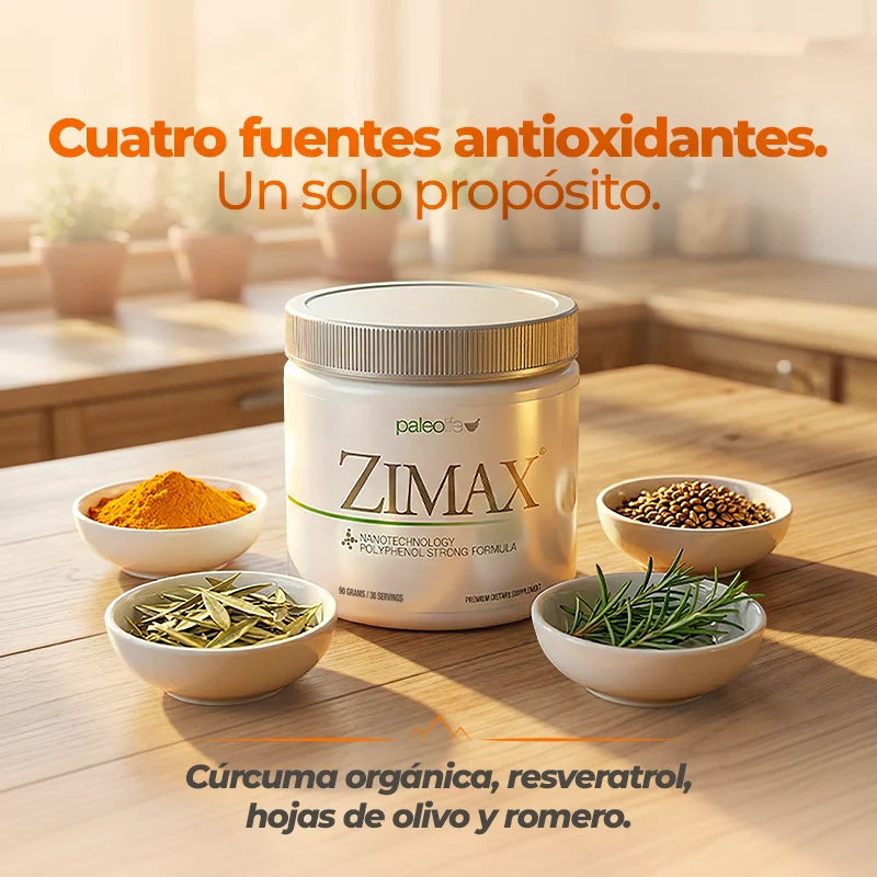 Paleolife Zimax® ZIMAX ANTIOXIDANTE PRACTICO ENVASE