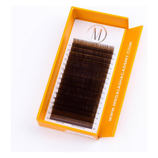 Mega Lash Academy - 0.05 - Brown Cashmere Volume - Caramel 0.05oz.