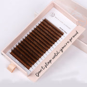 Mega Lash Academy Brown Cashmere Volume - Caramel Lash Trays