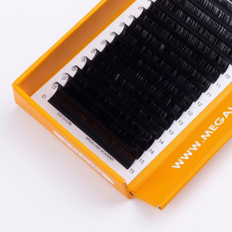 Mega Lash Academy 0.05 Cashmere Ultra Dark Volume Lash Trays