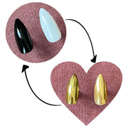 minimanimoo Magic Mirror Chrome Powder Gold Nail Polish