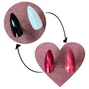 minimanimoo Magic Mirror Chrome Powder Red Nail Polish