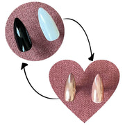 minimanimoo Magic Mirror Chrome Powder Peach Nail Polish