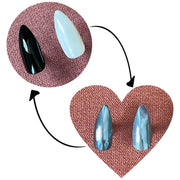 minimanimoo Magic Mirror Chrome Powder Aqua Nail Polish