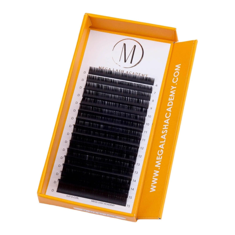 Mega Lash Academy 0.07 Cashmere Ultra Dark Volume Lash Trays