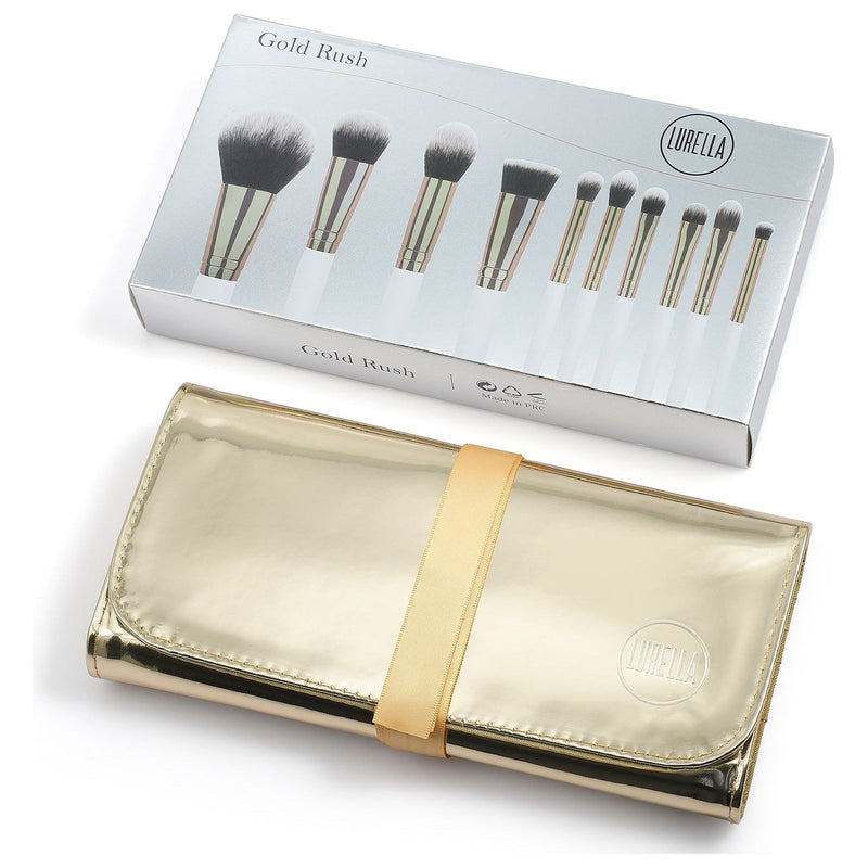 Lurella Cosmetics Gold Rush Brush Set