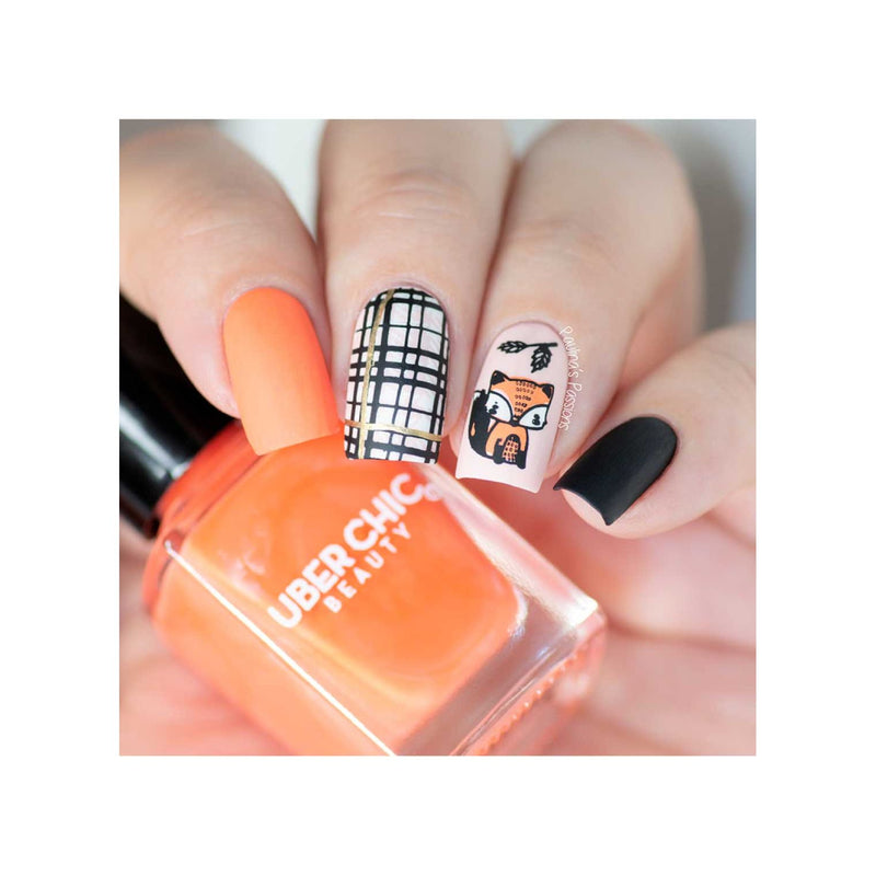 UberChic Beauty Woodland Chic-02 Stamping Plate