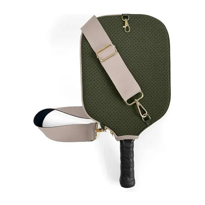 PREORDER: Pickleball Paddle Cover with Strap in Solid Colors