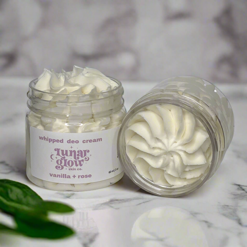 Lunar Glow Skin Co. Vanilla+Rose Whipped Deo Cream Skincare