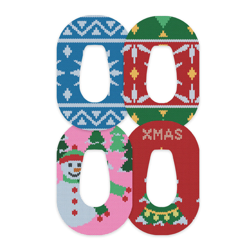 Peelz Ugly Sweater Variety Dexcom G6 Patch Tape - Pump Peelz Patch Medical Tape