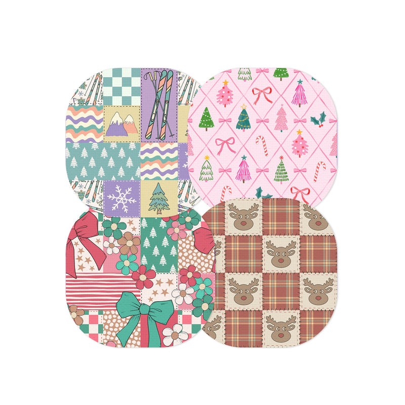 Peelz Holiday Patchwork Variety Pack Overpatch Tape - Pump Peelz Patch Medical Tape