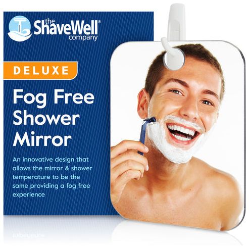 The Shave Well Company Deluxe Shave Well Fog Free Shower Mirror